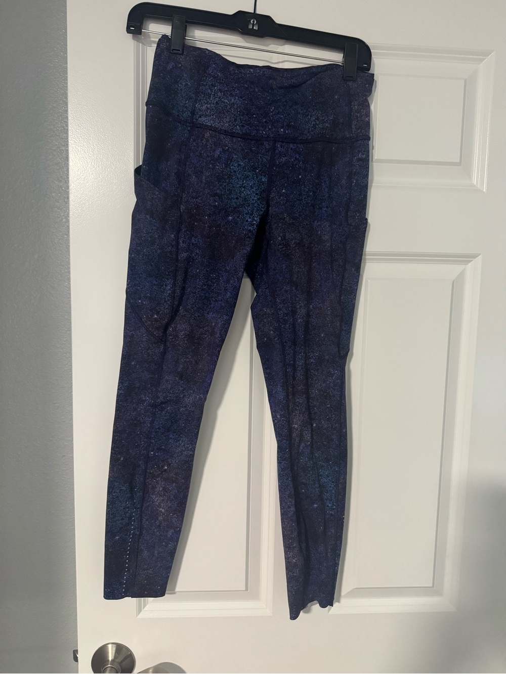 lululemon athletica Galaxy Print Leggings in Navy and Purple